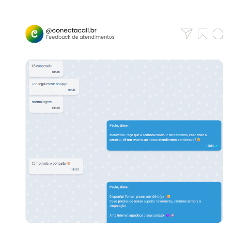 Feedback de atendimento 6