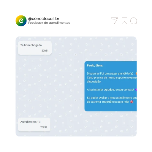 Feedback de atendimento 7